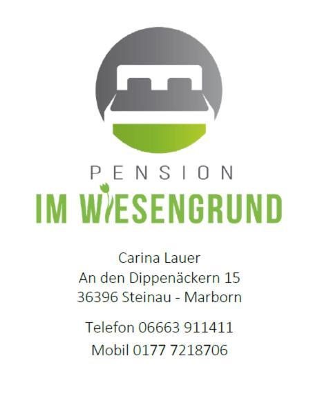 Pension Im Wiesengrund Steinau Marborn Steinau an der Strasse Ngoại thất bức ảnh